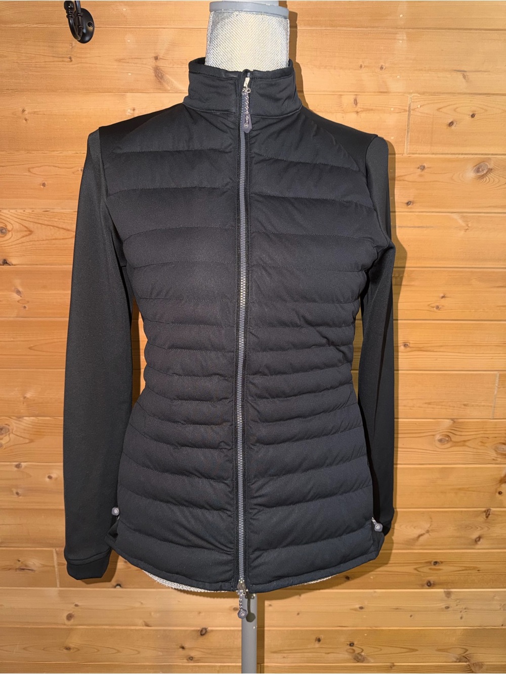 Women’s Peter Millar Black Quilted Jacket Sz S 
NWT
